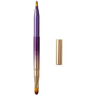 Udsøgte professionelle læbebørsteapplikatorer-Retractable læbestiftbørster-Lipstick Gloss Makeup Brush Tool for Women and Girls (to-hovedgradient