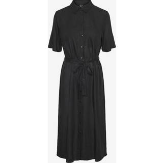 Pieces Pcpia 2/4 MIDI SHIRT DRESS  Black XS