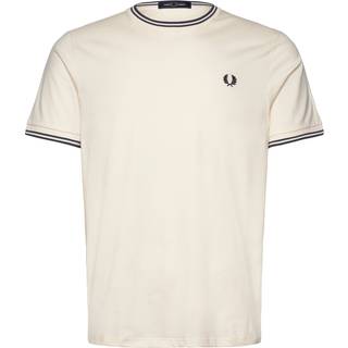 Fred Perry Twin Tipped T-Shirt, Ecru - M