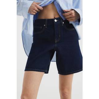River Island River Island Dark Blue Bermuda Denim Shorts