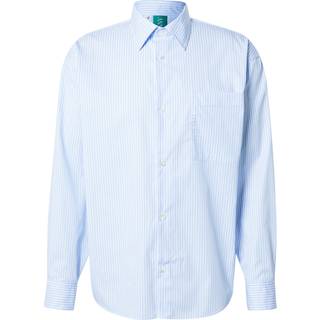 Volund-Stripe Skjorte, Cashmere Blue Stripes, L