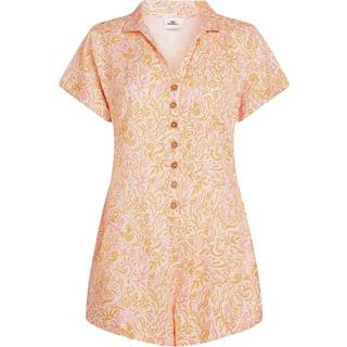 O'Neill Wotw Romper Jumpsuit - XS - white abstract wave