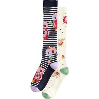 Next Pink Floral Welly Socks 2 Pack