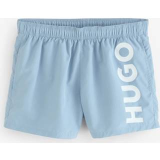Hurtigtørrende badeshorts med lodret logoprint