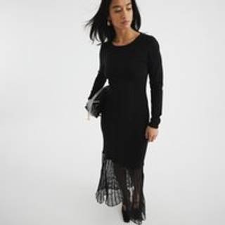 River Island River Island Black Petite Mesh Hem Maxi Dress