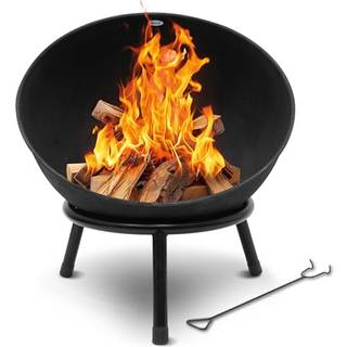 Heat Eldskål med Ben Svart