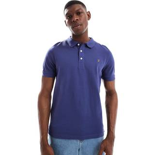 Farah Blanes Polo T Shirt Sigil Blue