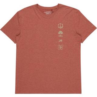 Quiksilver Coastal Run S/S Funktionsshirt Herrer størrelse M farve rød