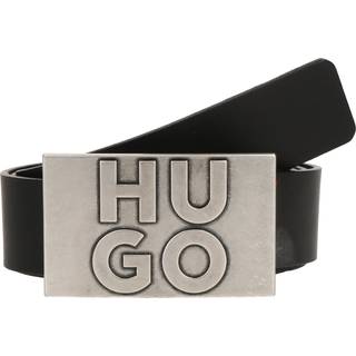 HUGO Logo Gunter Belt Black