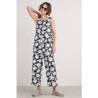 Seasalt Cornwall Seasalt Cornwall Daisy Shadow Inkwell Salt Air 100% Linen Jumpsuit