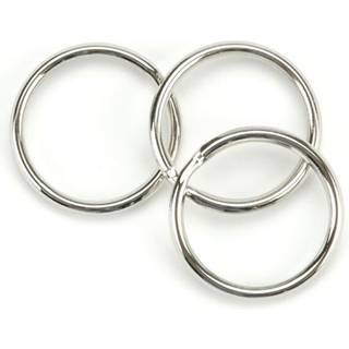 Tandy Leather Key Ring 1 """" (25 mm) Nikkelbelagt 10/pk 1175-02