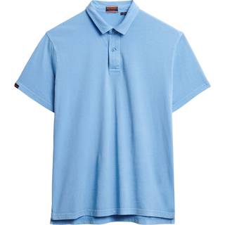Superdry Superdry Blue Essential Jersey 100% Cotton Polo Top