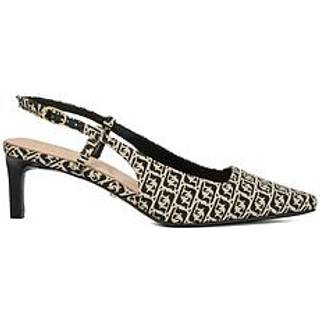 Dune London Dune London Black Dancing Mono Sling Back Kitten Heels