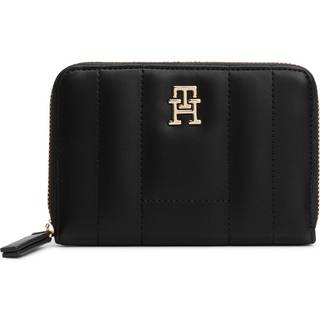 TH Monogram Flag Quilted Zip-Around Wallet