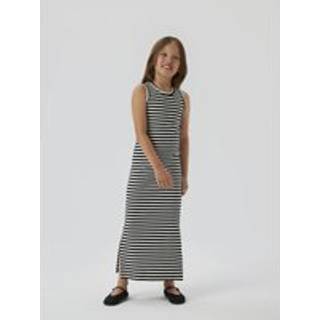NAME IT Rib Maxi Kjole Suraja Bright White Black