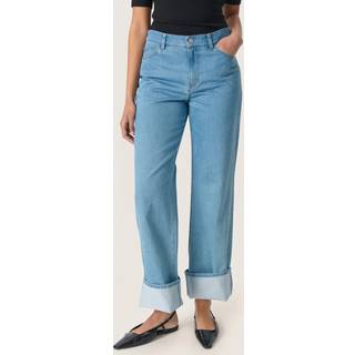 Soaked In Luxury Slmaise Jeans Bukser 30408155 Medium Blue Denim (LARGE)