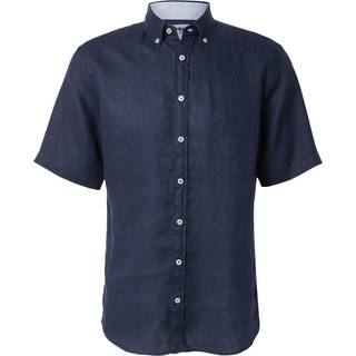 Fynch-Hatton Herren Kurzarmhemd blau