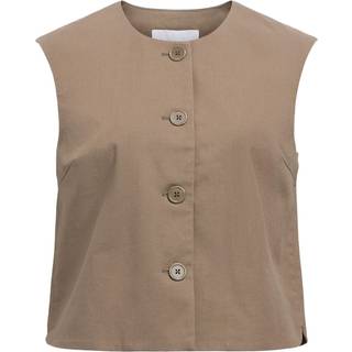 Forkortede Ærmer Vest