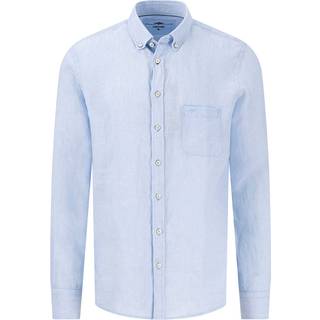 Fynch-Hatton Herren Hemd blau meliert