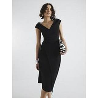 River Island Asymmetrisk Wrap Midi KjoleX-Small