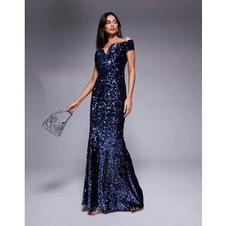 Sequin Velvet Sweetheart Maxi Dress