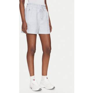 Paperbag Shorts With Linen