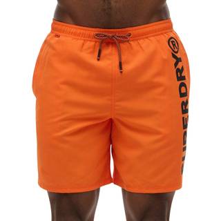 Superdry Superdry Orange/Black Sport Graphic 17 Swim Shorts