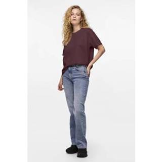 Pieces dame t-shirt PCSKYLAR - Tawny Port - S