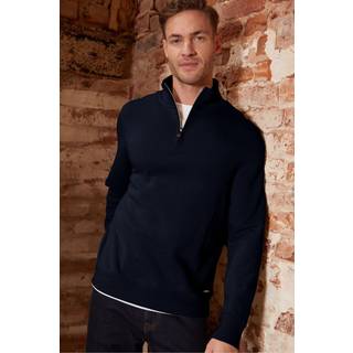 Threadbare Threadbare Mock T-shirt med kvart Sweatshirt