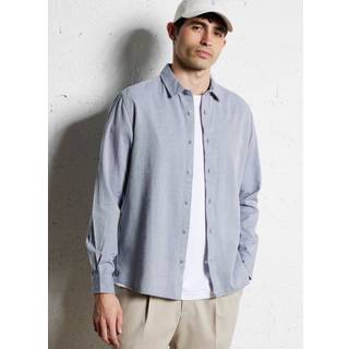 KnowledgeCotton Apparel Regular Fit Light Twill Shirt Skjorte Herrer størrelse S farve grå