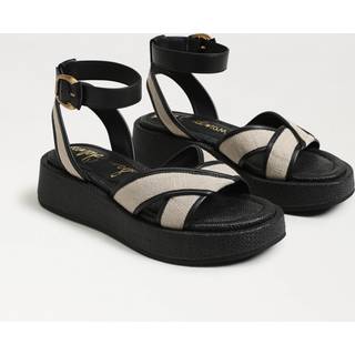 Sam Edelman Normal pasform Nylie Gladiator Sort SandalerEU 35 (UK 3)