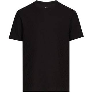 Armani Exchange All Over Logo T Shirt Black
