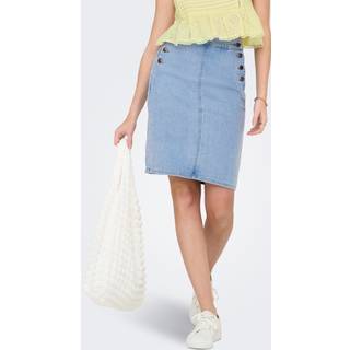 Onlhush Denim Midinederdel