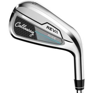 Callaway Reva Rise Dame Jernsæt - Chrome - Højre - 6-9, PW, AW - UST Mamiya LIN-Q LTE IR/HY 45 Dame Grafit