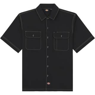 Dickies Riverbend Work Shirt Skjorte Herrer størrelse XS farve sort