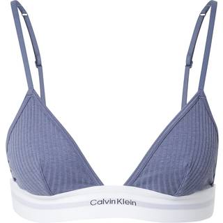 Triangle Bra - Cotton Modal Rib - Blue - L