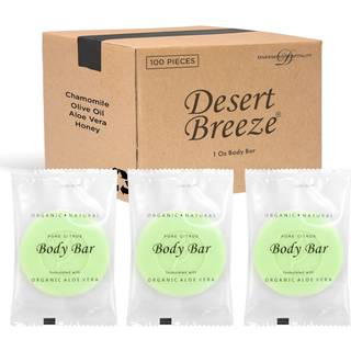 Desert Breeze Body Bar Soap Travel Størrelse Hotelfaciliteter 1 oz (tilfælde af 100)