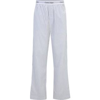 Cotton Poplin Pyjama Pants - Blue - M