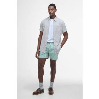 Barbour Herren Badeshorts grün unifarben