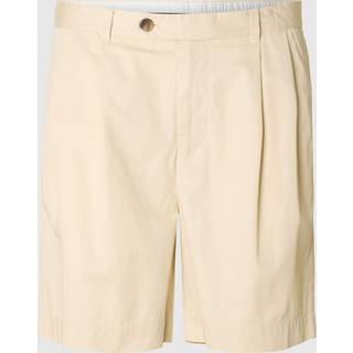 Plisseret Chinoshorts