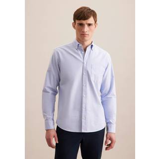 Seidensticker Herren Hemd blau meliert