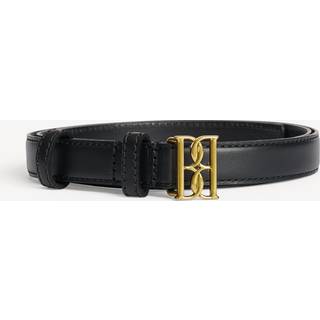 Marlos læderbælte - Black - ONE SIZE