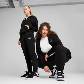 Women&#39;s Puma ESS Small No. 1 Logo Sweatpants, Black, Size XL, Clothing - Black - XL