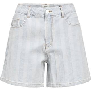 Stribet Denimshorts