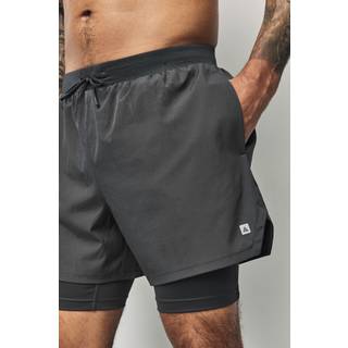 Next Slate Grey Active 2-In-1 Shorts