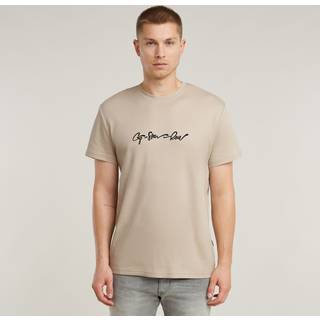 G-Script T-Shirt - Beige - Men