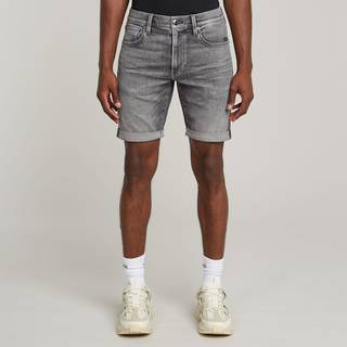 3301 Slim Denim Shorts - Grey - Men