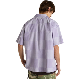 Vans - Kessler Checkerboard T-Shirt, Man, Purple, Size: S - Purple - S