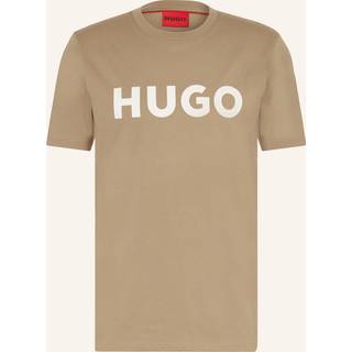 HUGO Dulivio Crew Neck T Shirt Brown