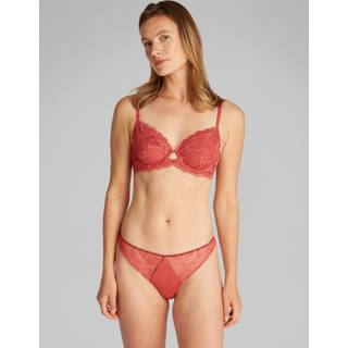Thong - Sensual Stretch Lace - Red - XL